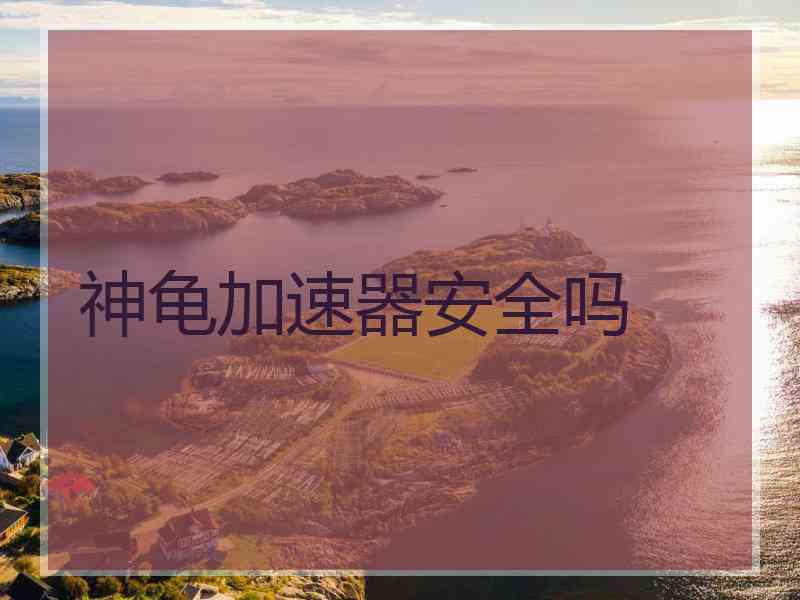 神龟加速器安全吗